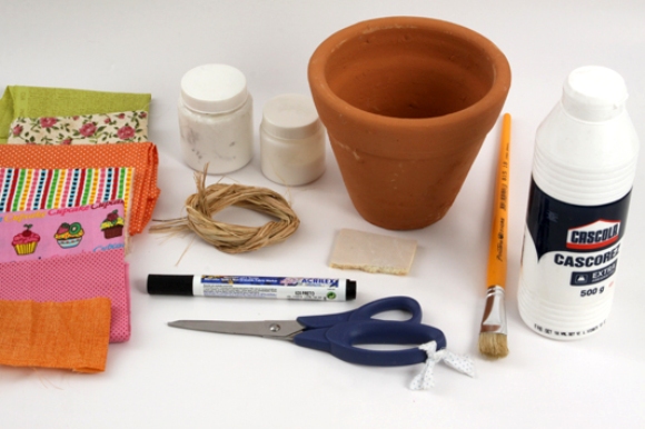 chậu đất nung trắng và đỏ3